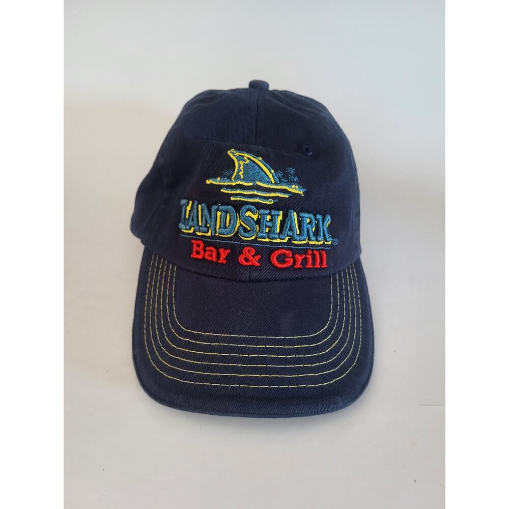 Landshark Bar and Grill Atlantic City Hat Embroidered Blue RARE